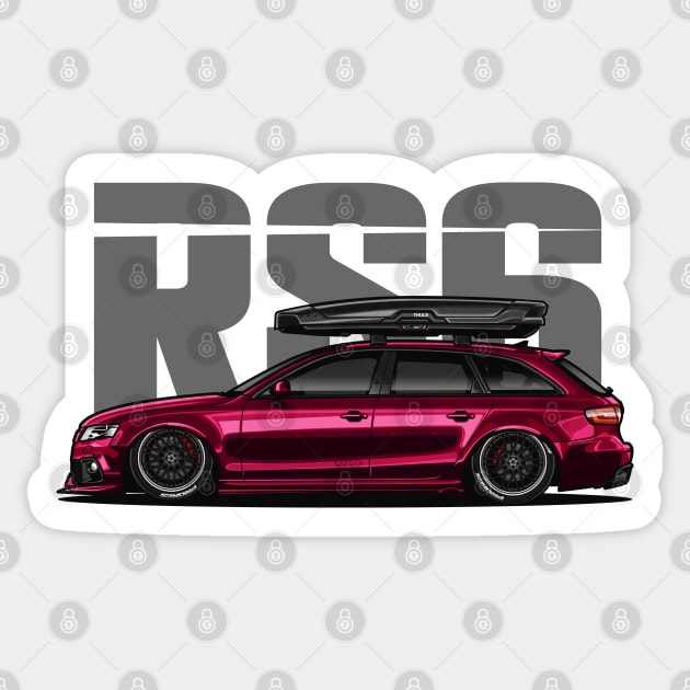 RS6 Avant - Touring Mode (Marron) Sticker by Jiooji Project